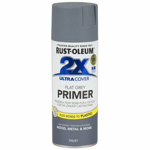 Rust-Oleum 340g Ultra Cover 2X Grey Primer Spray Paint - Bild 1 von 1