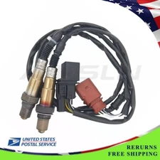 Set of 2 Front & Rear Oxygen Sensor For Audi A4 A8 VW Beetle Golf Jetta Passat