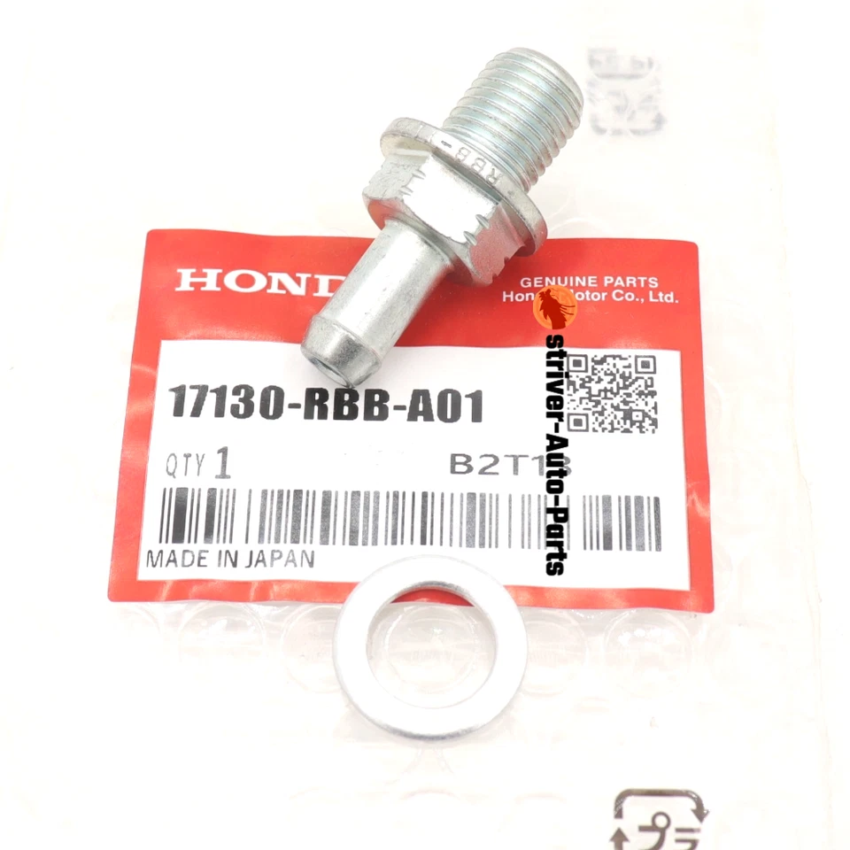 Kit de válvula y lavadora PCV para Honda Acura 17130-RBB-A01 ventilación de manivela positiva OEM Foto 4 de 4