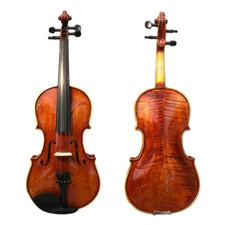 Paititi 3/4 Size PTTVN022 Intermediate Level Violin with Case, Bow Ebony Fitting