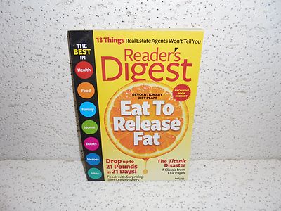 Reader's Digest Magazine April 2012             Readers Digest 12
