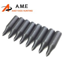 5/16" Archery Field Points Arrow Practice Tips Glue on Arrowheads Target 8MM