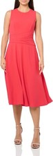 NEW Eliza J Red Midi Sleeveless Dress, Size 10
