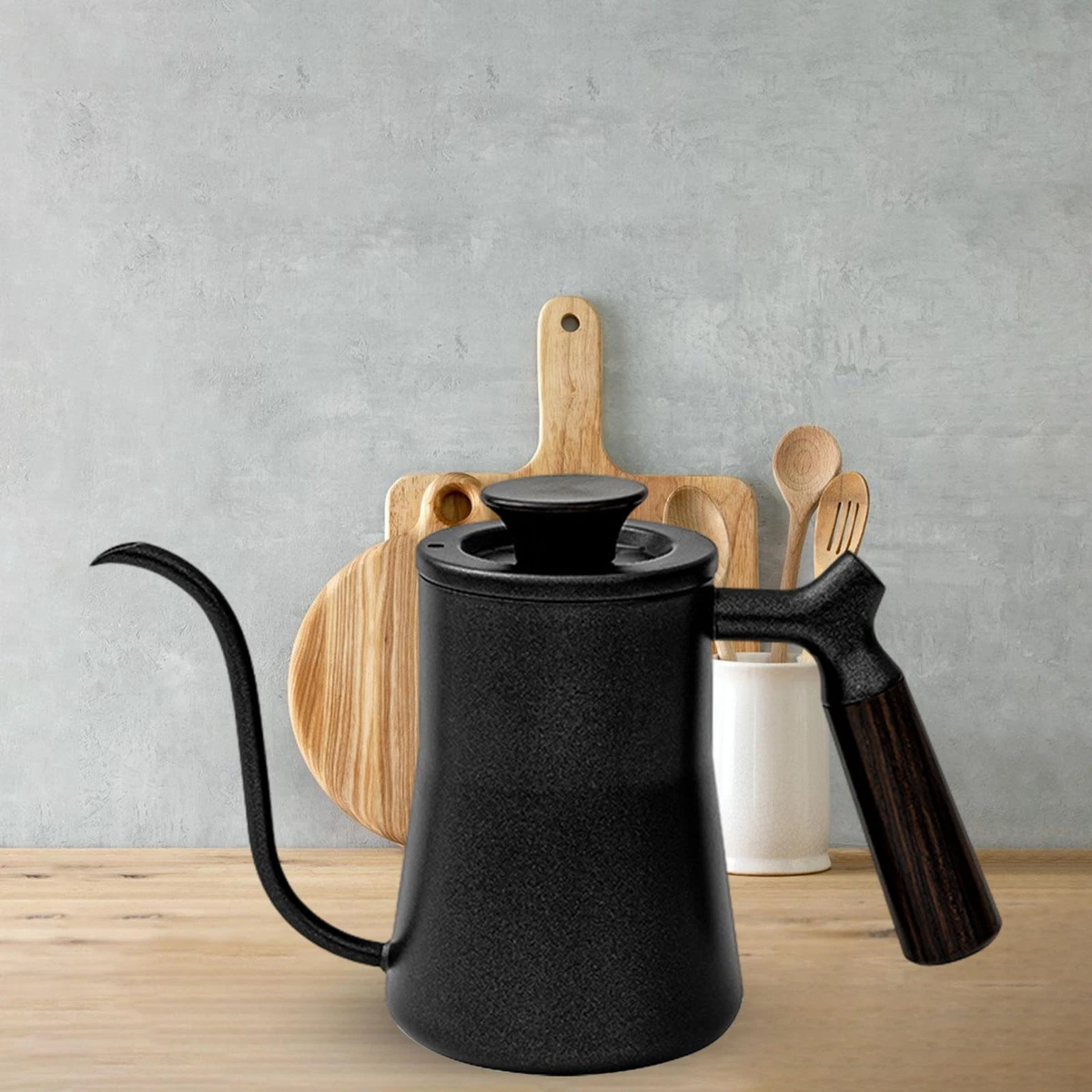 Ceramic hotsell gooseneck kettle