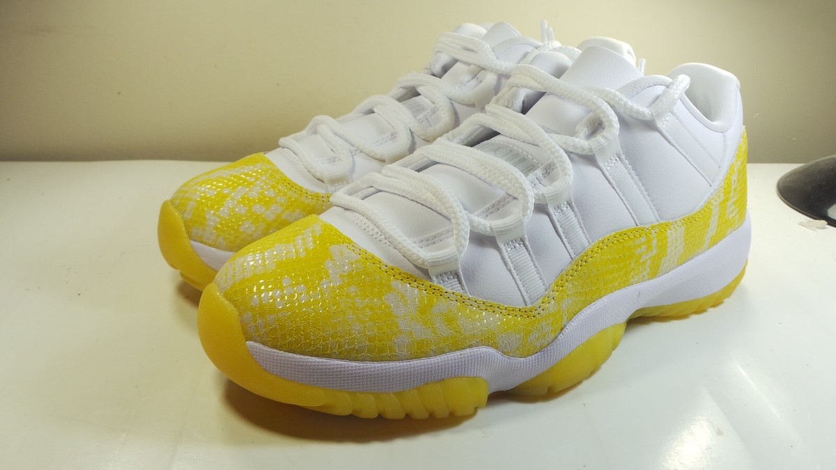 aj11ジョーダン11 ah7860-107 イエロー スネークスキン 28cm Wmns Air Jordan 11 Low “Yellow Snakeskin” [AH7860-107