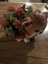 Lefton cat collectible planter