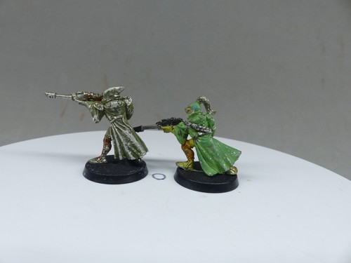 Warhammer 40k, Eldar, Metal, aspect elite, ranger, scout, sniper, rifle, cloak - Foto 2 di 2