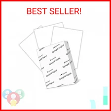 Springhill White 8.5” x 11” Cardstock Paper, 67lb Vellum Bristol, 147gsm, 250 Sh