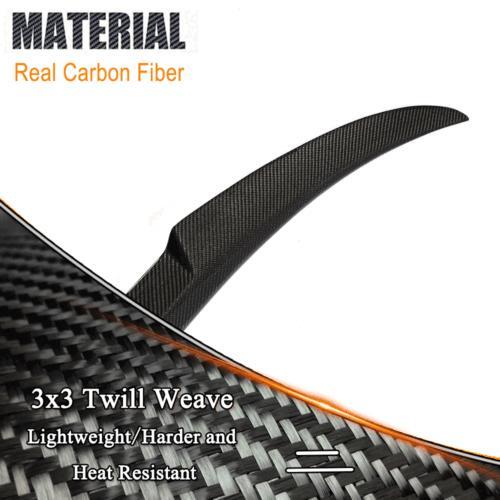 For BMW F33 F83 420i M4 Convertible 2014-20 Rear Trunk Spoiler Wing REAL CARBON - Picture 7 of 10