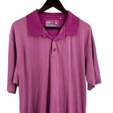 Cutter & Buck DryTec Polo Large Pink Stripe 