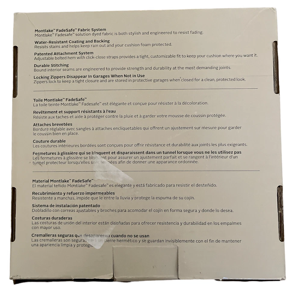 Accesorios Clásicos Montlake 48”x18”x3” Exterior Banco/Settee Cojín Cubierta Deslizante Foto 2 de 4