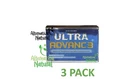 Ultra Advance 3 - Ultra Advanc3 - 3 PACK!!! Herbs of Traditional-Omega 3, Ginger