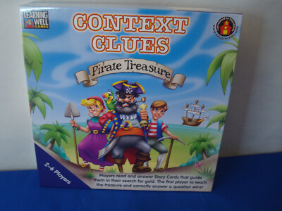Edupress Learning Well Games Context Clues Game Blue Level Pirate Treasure Game