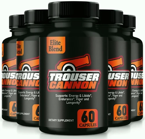 (5 Pack) Trouser Cannon Advanced Male Health Pills to Boost Libido & Endurance