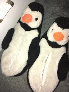 penguin slippers womens
