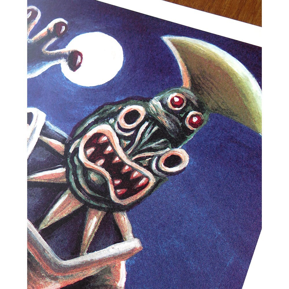 Imiri Sakabashira Mummy Kaiju FARAOS 560x450mm Silk Screen Signed