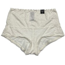 NWT TORRID High Waist Brief Pantie Sz 0X-1X-3X-4X Ivory Cream Lace