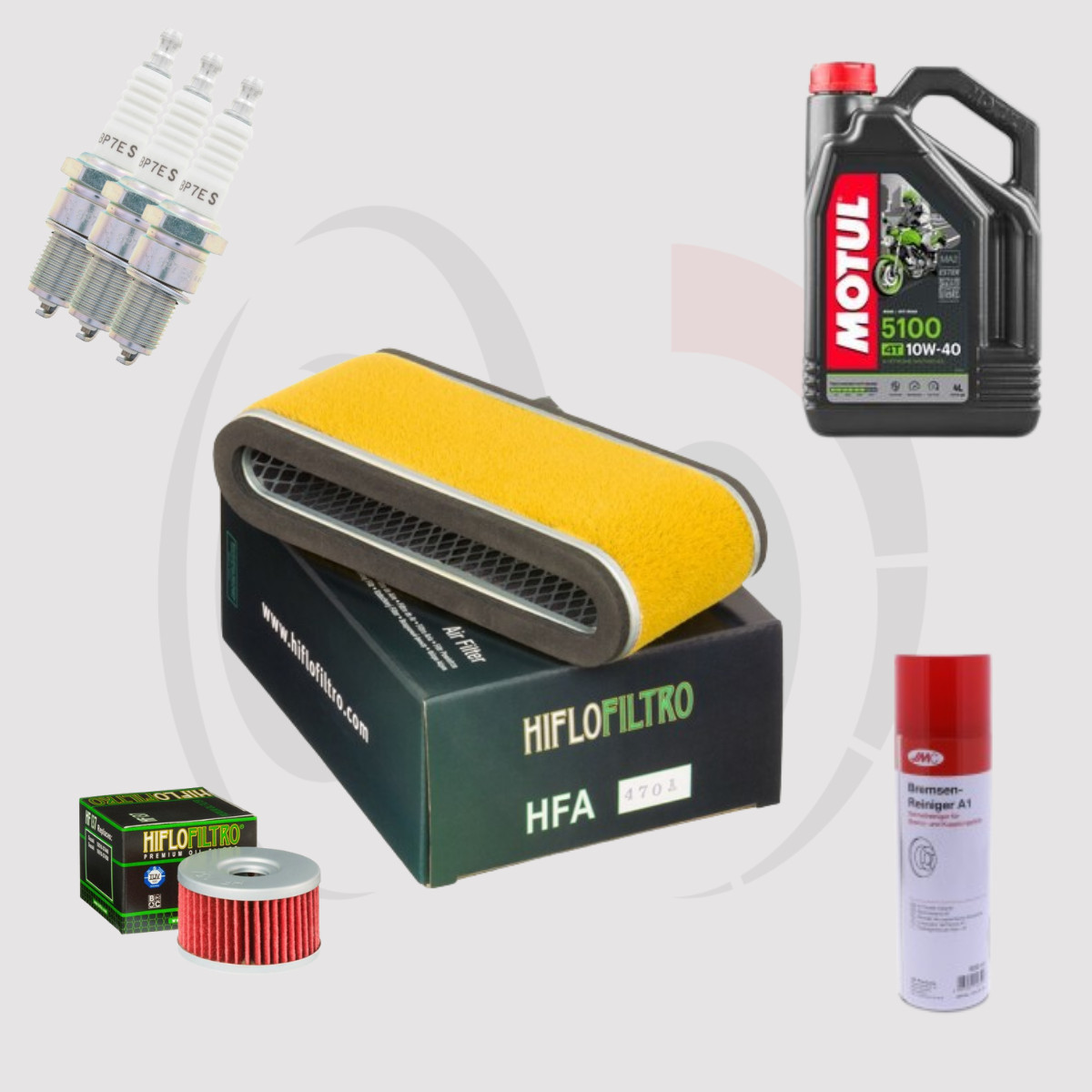 Kit Entretien YAMAHA XS 850 Huile MOTUL 5100 10w40 pour Stopper l'Usure Moteur des Motos Anciennes