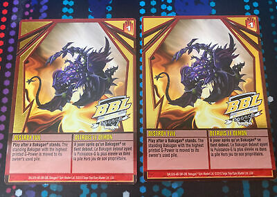 Bakugan SHINY DEVIL Green Ability Card Battle Brawlers 47/48e