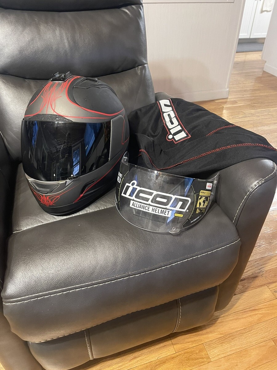buy icon alliance helmet Icon Alliance RAT Helmet, Flat Black with Black Visor
