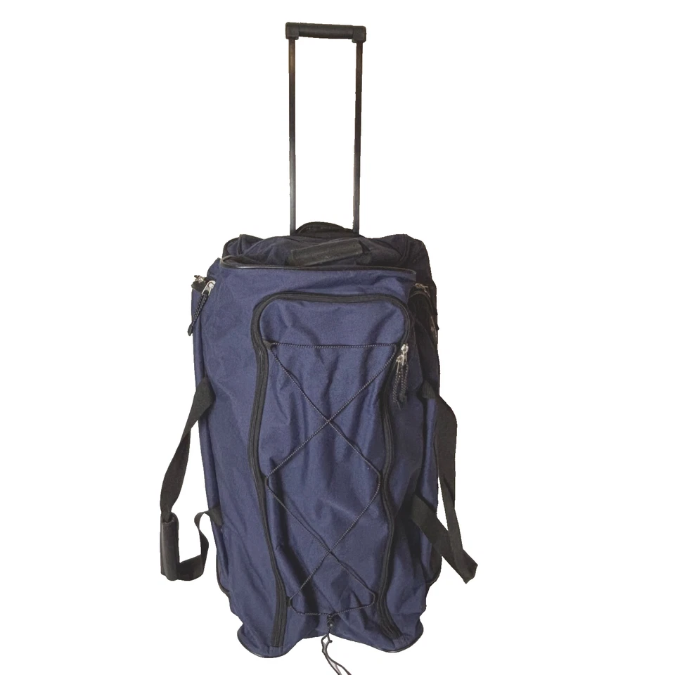 Bolsa de viagem Samsonite com rodas Ripstop azul marinho 28" alça extensível LIMPA - Imagem 2 de 4