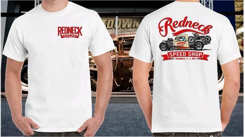 REDNECK SPEED SHOP T-SHIRT T SHIRT CLOTHING 100% COTTON RAT ROD HOT ROD VINTAGE - Bild 3 von 8