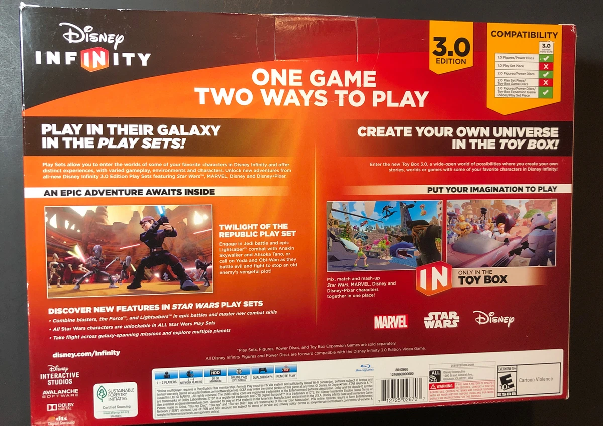 Disney infinity 2024 3.0 ps4 gamestop
