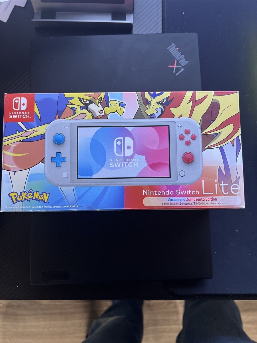 Nitendo Switch Lite Zacian and Zamazenta Game Console - Gray for