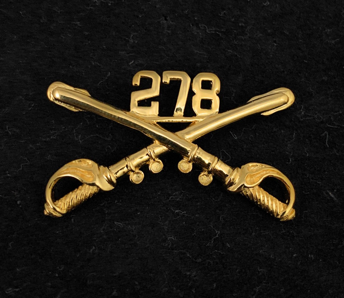 🌟US Army 278th Armored Cavalry Regiment ACR Gold Crossed Sabres