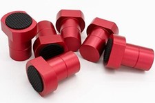 6-Pack Aluminum Alloy Bench Dogs with Non-Slip Pads - 3/4-Inch 19mm Workbench...