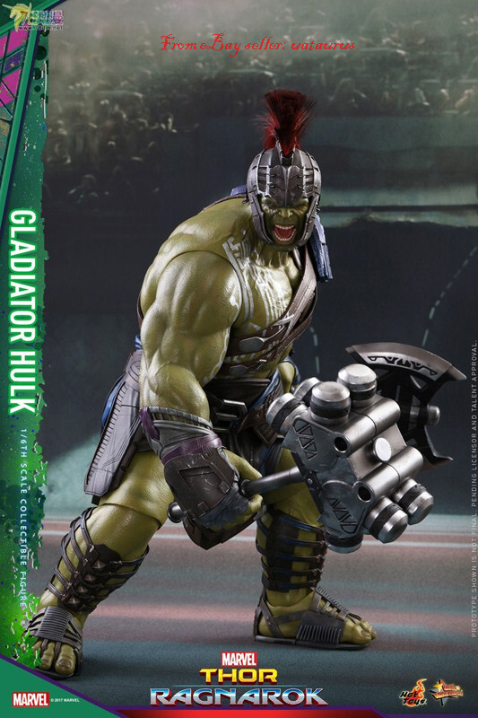 Perfect HotToys 1/6 Mms430 Thor : Ragnarok Gladiator Hulk In Stock