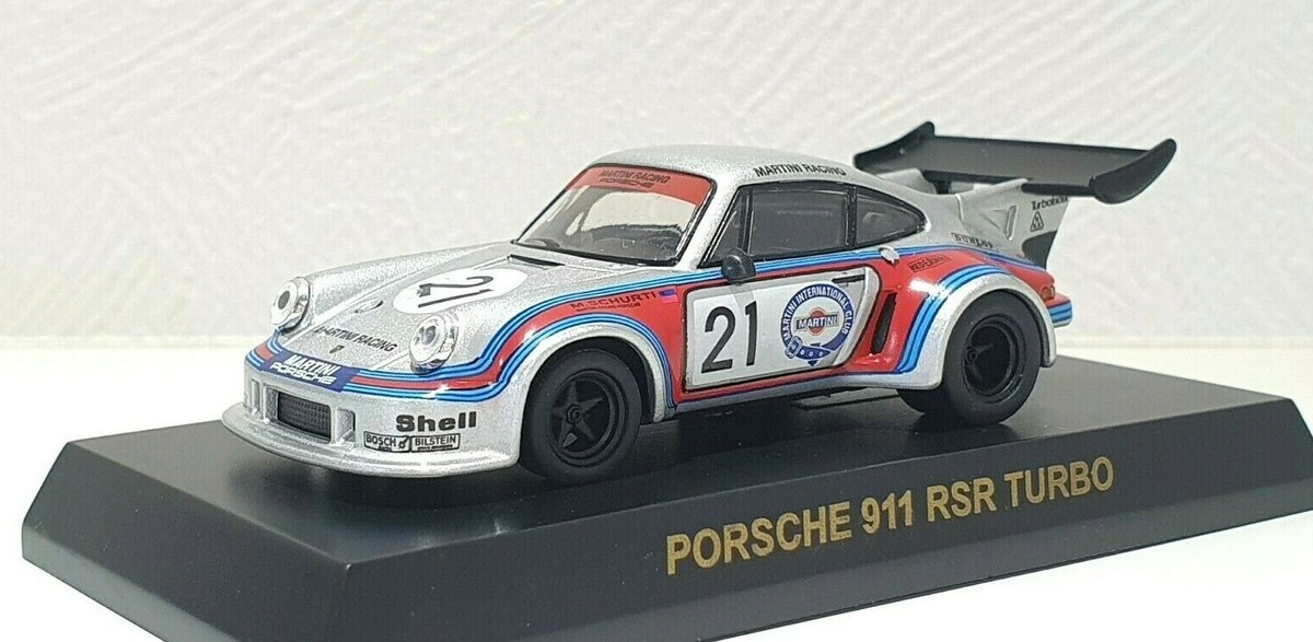 1/64 Kyosho PORSCHE 911 RSR TURBO RACING #21 MARTINI 1974 diecast