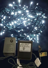 RICE LIGHT, UL, 4 SETS/240 LED STRINGS. 38 FT LONG EACH,  MEET USA REGULATIONS 