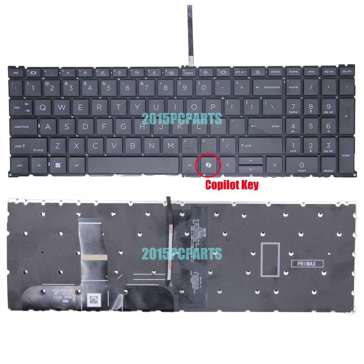 Ｋ a i New HP ZBook Fury 16 G11 Keyboard White Backlit US With AI Key | eBay