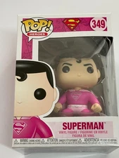 Superman - Superman Breast Cancer Awareness 349 Pop! Vinyl In Protector