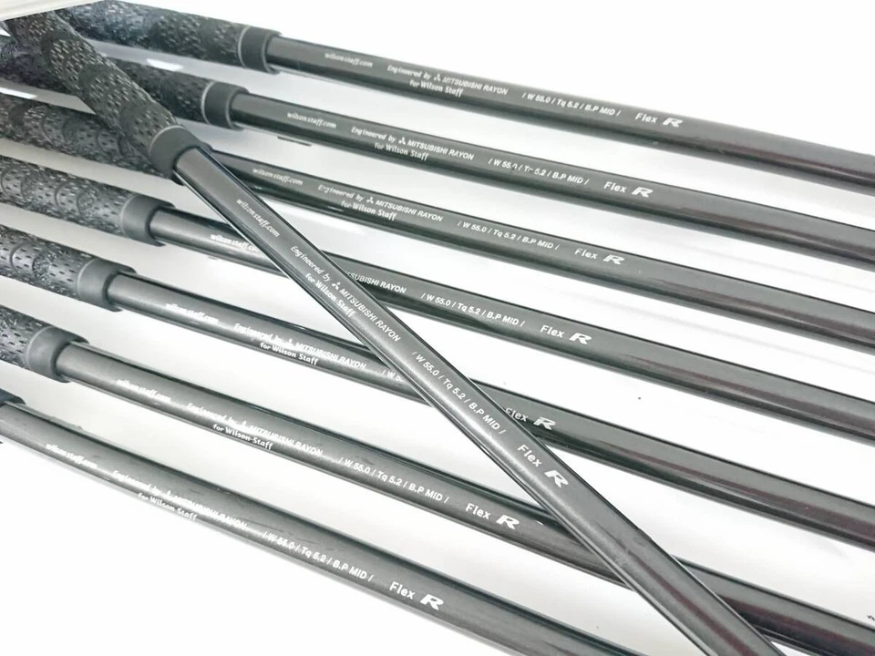 Wilson LH Iron Set STAFF TAB III 5-9,P,A,S Graphite Flex R Left Handed STORE - Image 4 of 4