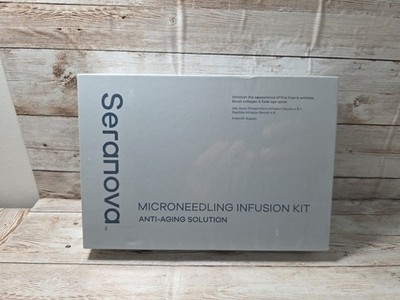 Seranova Microneedling Infusion Kit Anti-Aging Solution, 3 Month Supply
