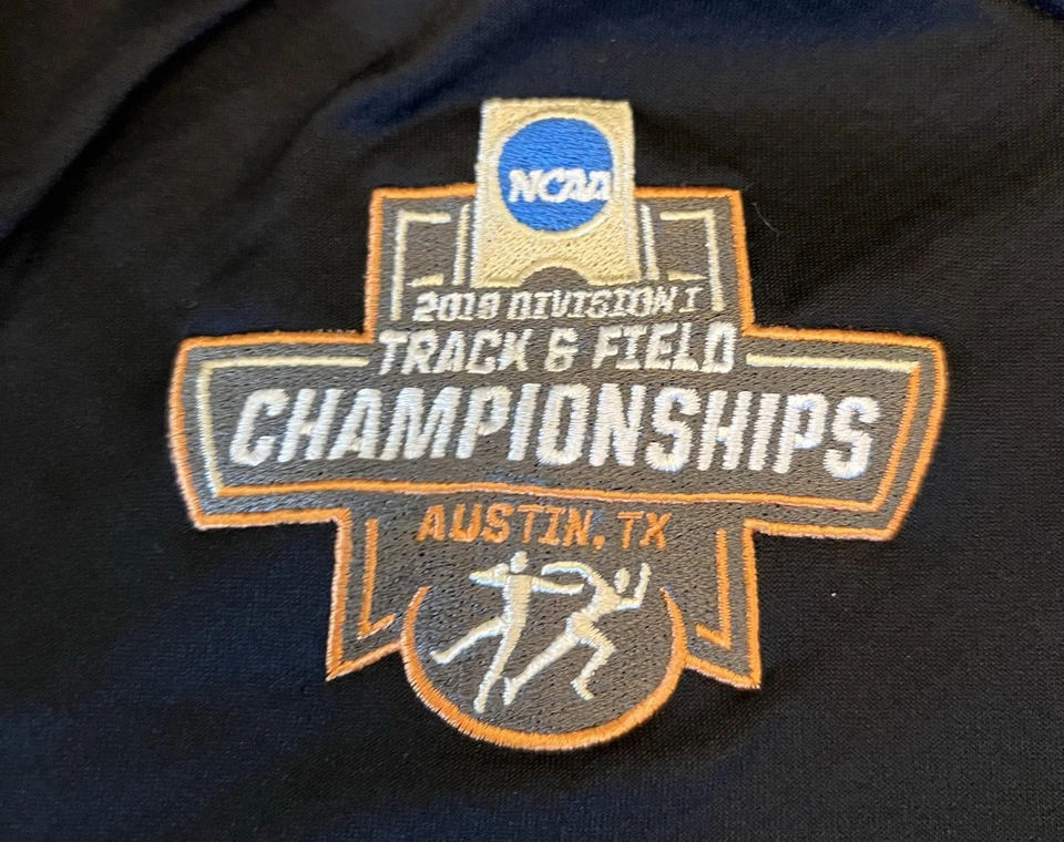 Kansas Jayhawks Adidas 2019 Track&Field Championship Women Pullover Small Black - Image 2 of 4