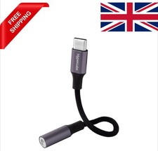 Hypercube USB TYPE C TO 3.5mm AUX AUDIO HEADPHONE EARPHONE ADAPTER JACK, GREY