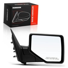 Passenger Side Manual Door Mirror Compatible with Ford, Right Passenger Side