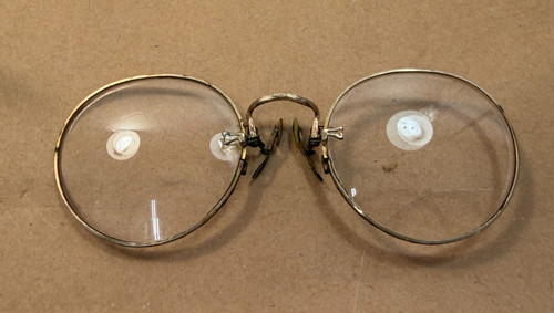 Antique Shuron Pinch Nose Eye Glasses