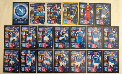 Match Attax 19/20 Team Set Club SSC Napoli alle 20 Karten Lot 2019/2020