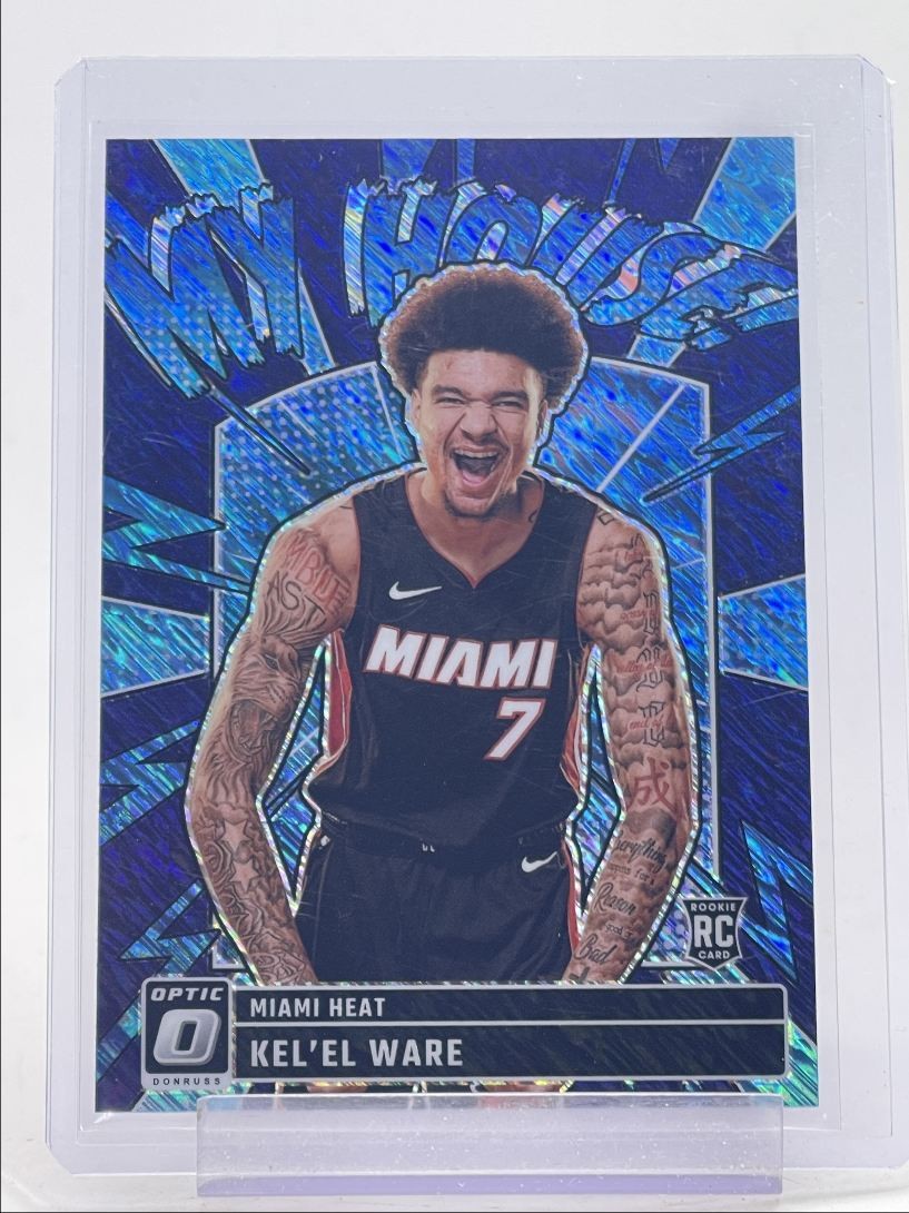 KEL'EL WARE 2024-25 DONRUSS OPTIC MY HOUSE ROOKIE PURPLE SHIMMER RC Q4856