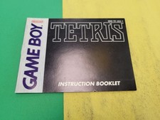 Tetris Instruction Manual Booklet ONLY Nintendo GameBoy
