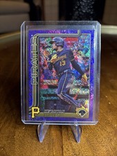 2025 Topps Series 1 Ke'Bryan Hayes Purple Foil Parallel /250 Pittsburgh Pirates