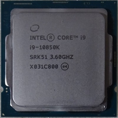 Intel Core i9- 10850K 3.6 GHz 10-Core LGA 1200 Processor