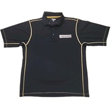 Bob Bondurant Polo Shirt Large Black Racing Driving School 