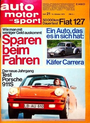4) Auto Motor Sport AMS 21/1973 - Alfa Romeo GT 1600 mi - Alfa Romeo Spider 160