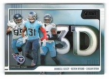 2020 Score #3D-LKJ Jurrell Casey / Kevin Byard / Logan Ryan 3D Tennessee Titans