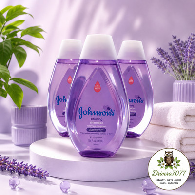 Johnson s Baby Calming Shampoo 13.6 fl oz 3 Pack Lot Made in Italy Discontinued